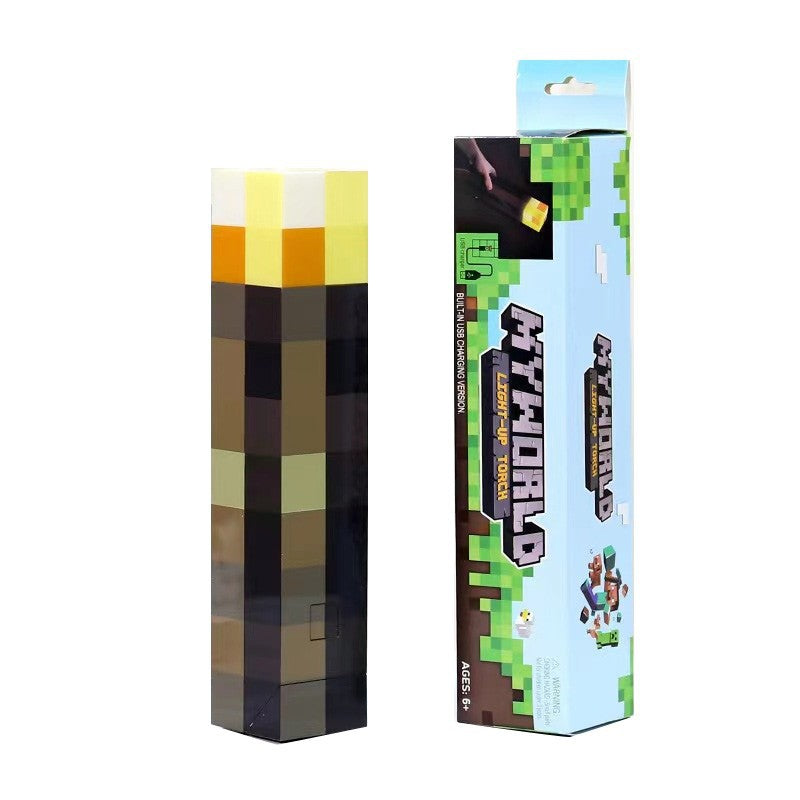 Minecraft™🌟 |Lampara De Antorcha De Minecraft